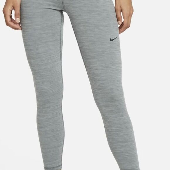 WOMEN'S NIKE PRO 365 HIGH RISE 7/8 LEGGINGS GRAY Sz S - Picture 2 of 7